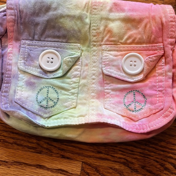 Cute girls tie dye small shoulder bag  like new never used - Picture 4 of 6